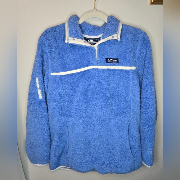 Lauren James Aspen preptec Pullover small Blue - Picture 1 of 7